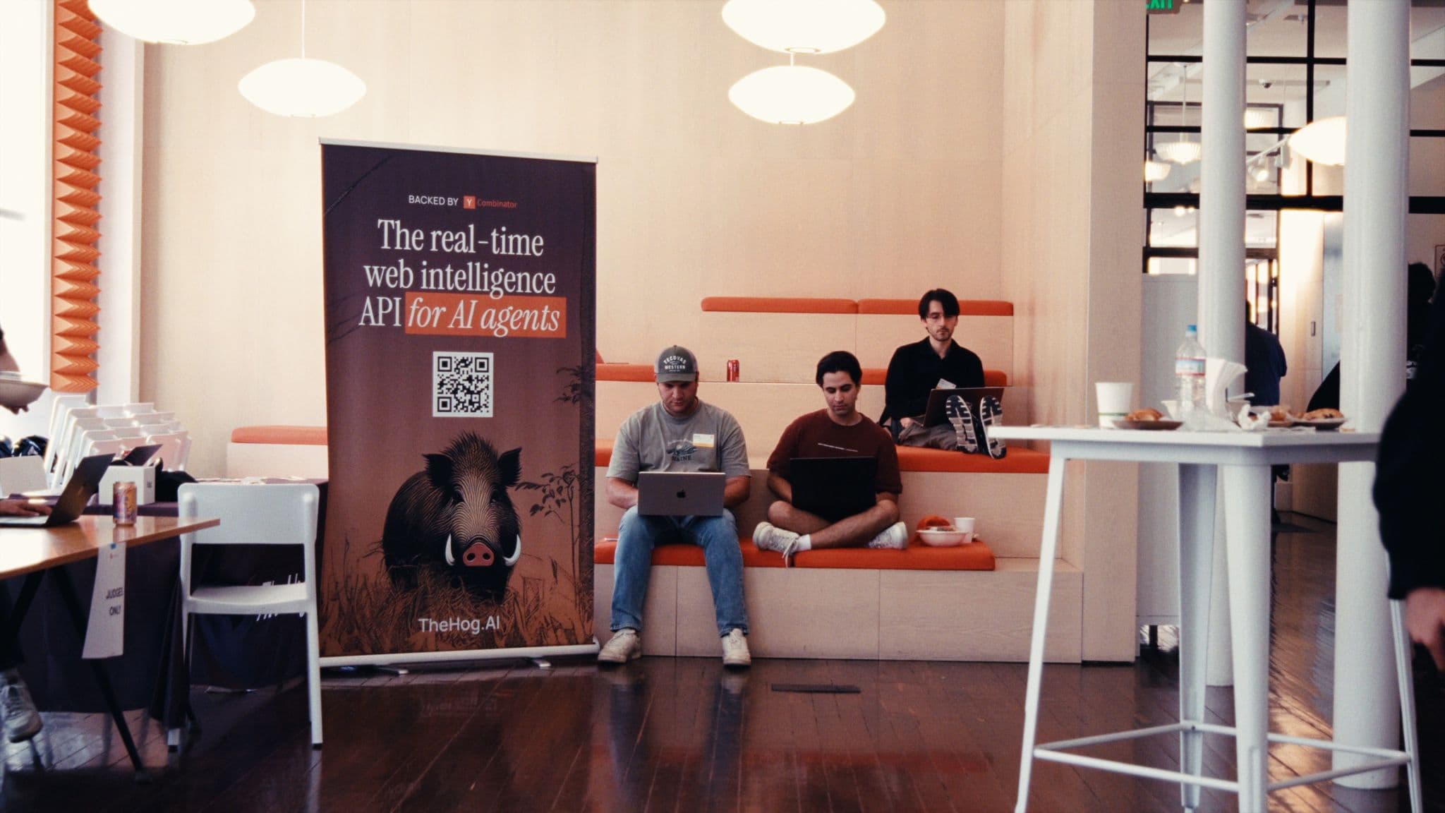 The Hog hackathon booth