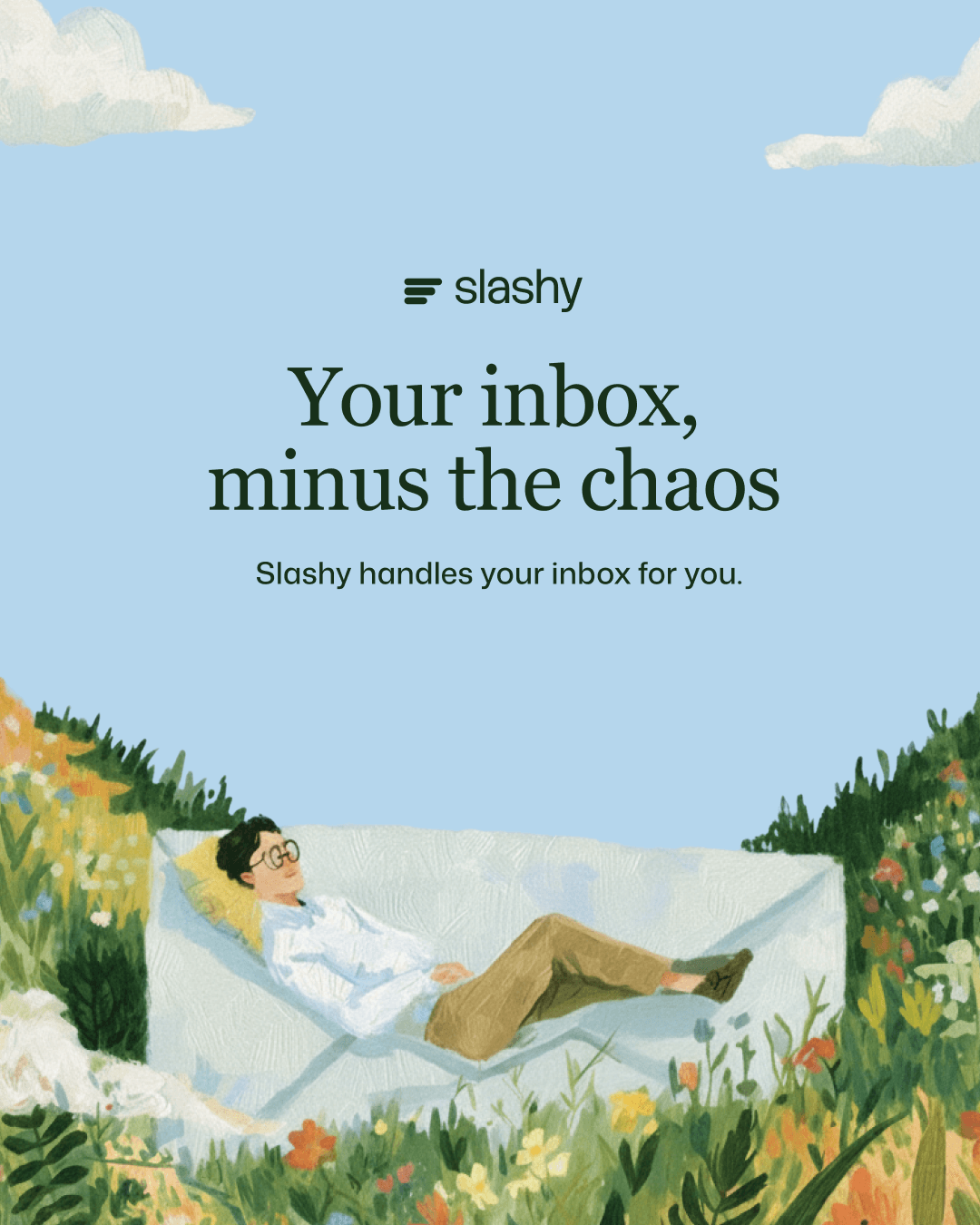 Slashy LinkedIn ad creative